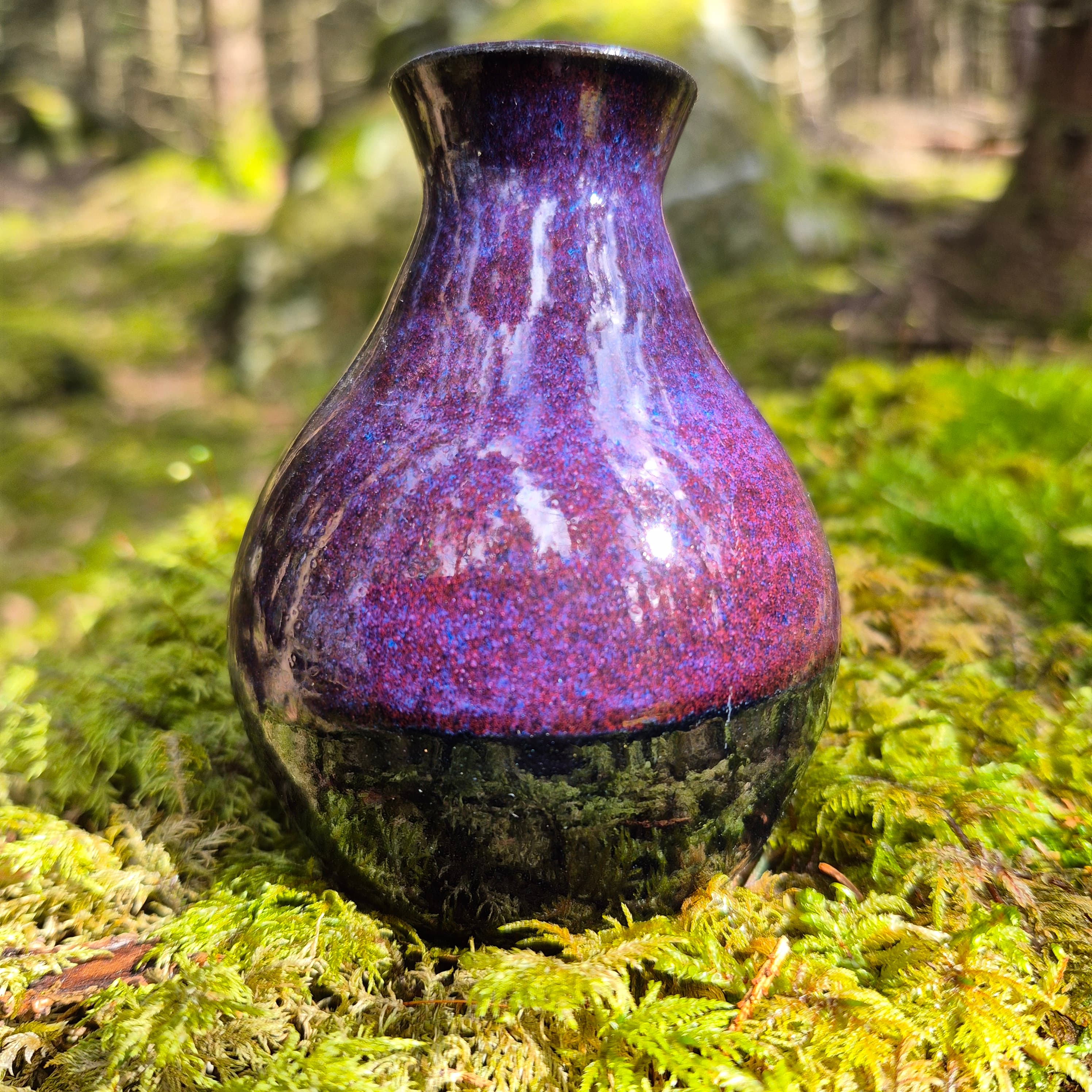 Purple vase